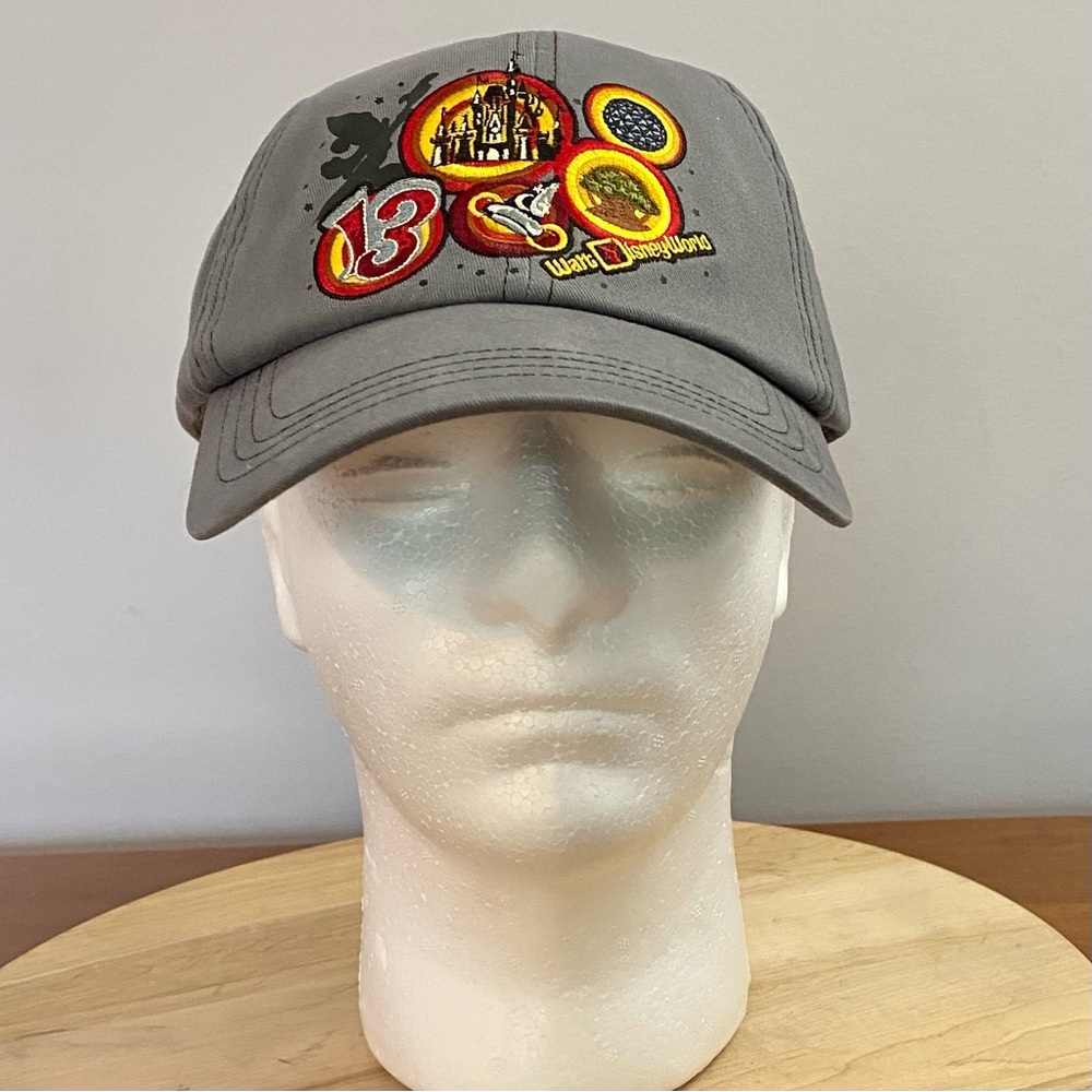 Disney Parks Authentic Embroidered Grey Believe In Magic Adjustable Hat‎ New